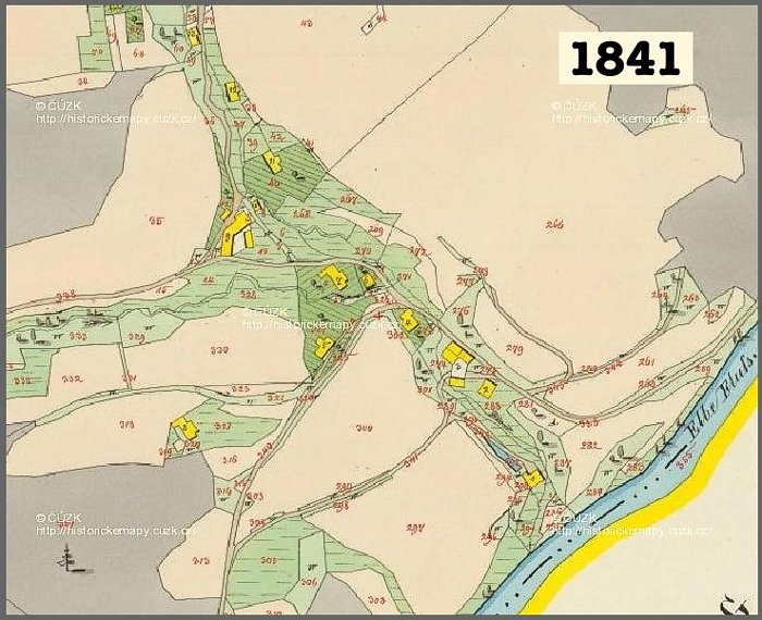 Csask mapa 1841
